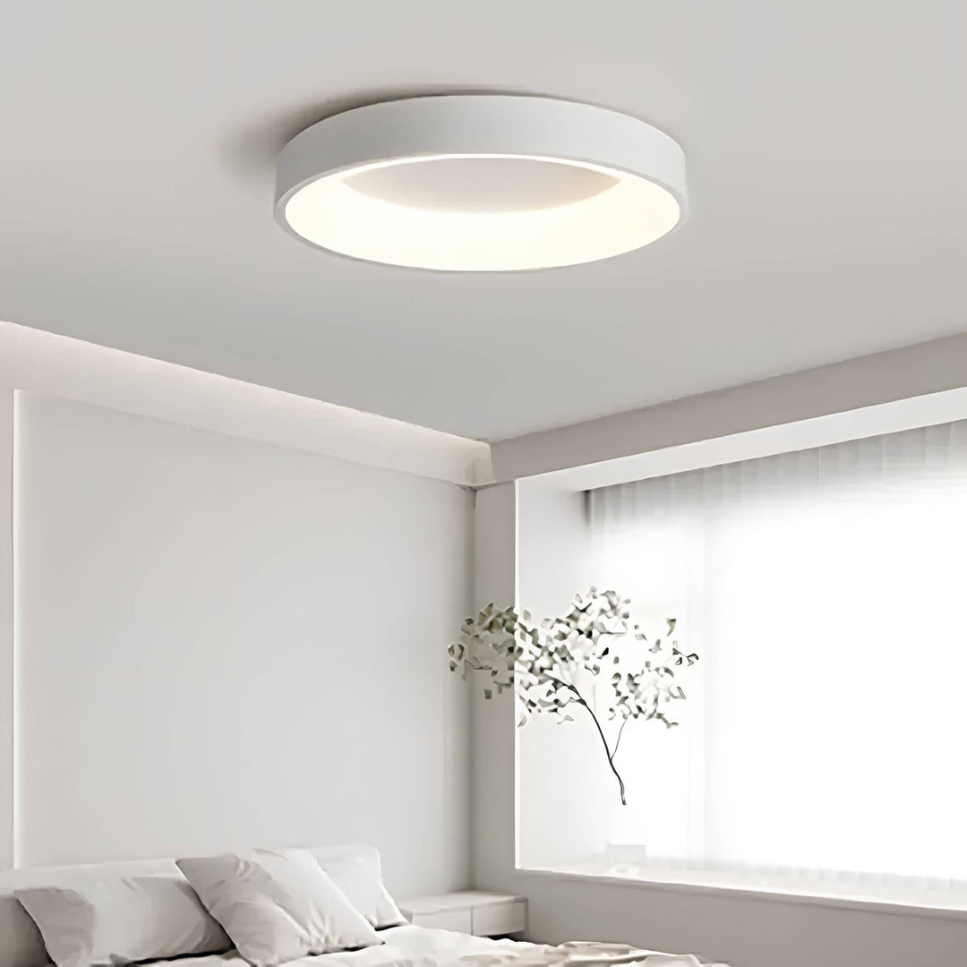 Luminaire de plafond LED moderne scandinave. Éclairage intérieur dimmable, parfait pour toute pièce.