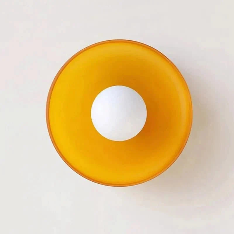 Plafonnier Glassglow, éclairage design nordique pour salon, chambre ou cuisine. Lumière LED et verre.
