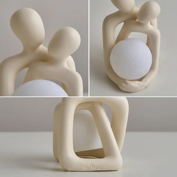 Lampe d'ambiance céramique, crée une lumière romantique et chaleureuse pour votre intérieur.