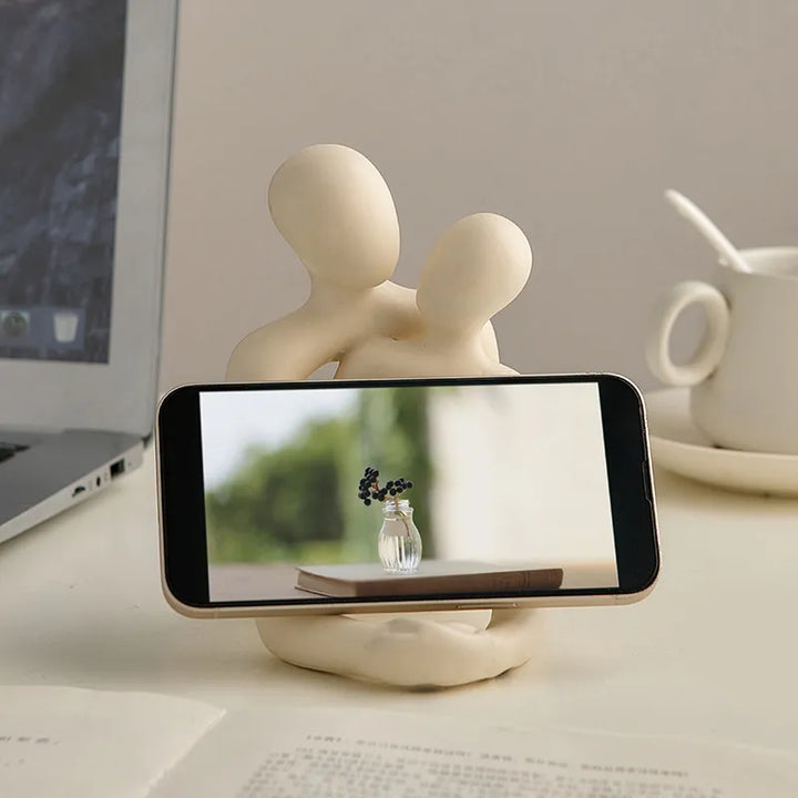 Lampe céramique LunaGlow, lumière d'ambiance chaleureuse, objet de décoration élégant pour la maison.