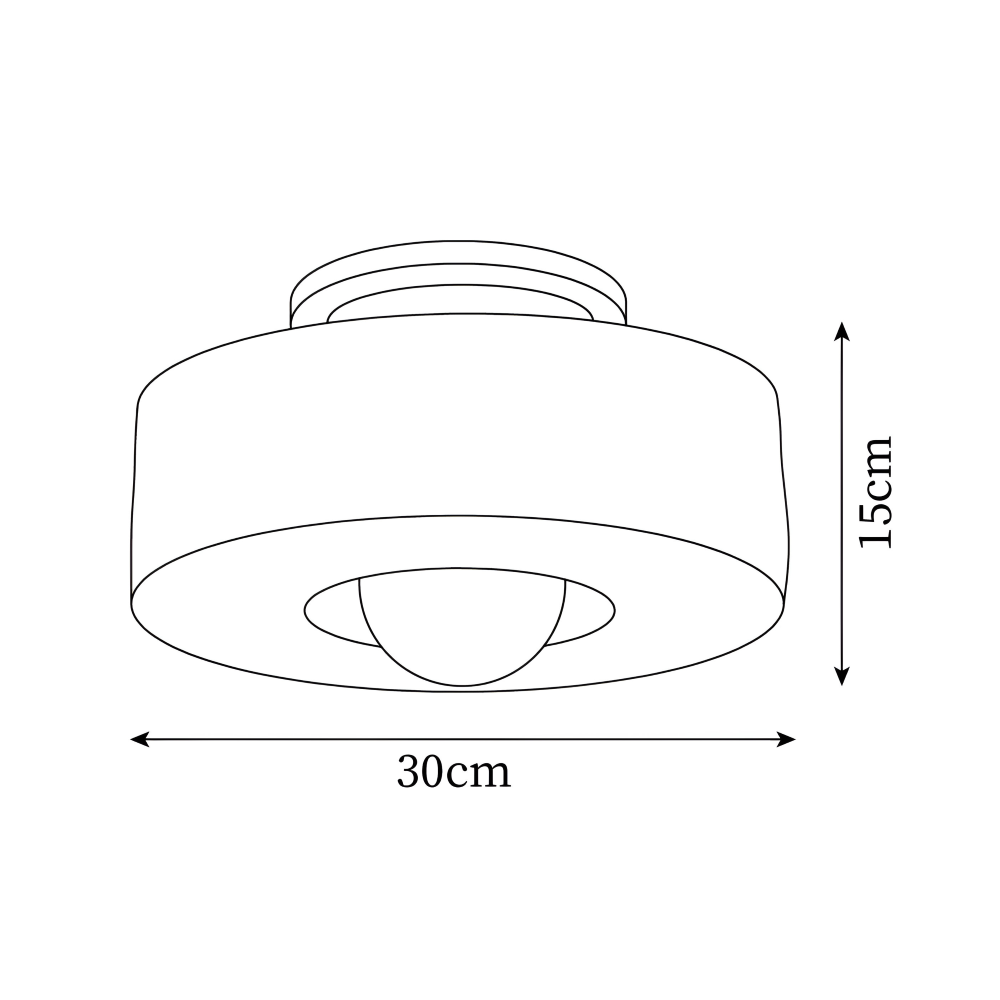 Luminaire LED rond et dimmable, idéal pour créer une ambiance personnalisée. Efficace.