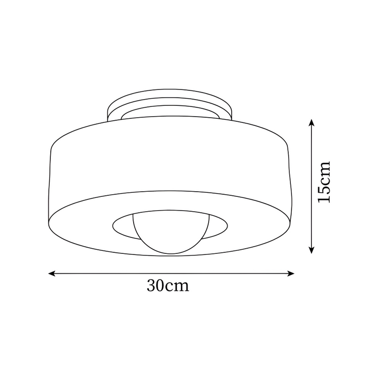 Luminaire LED rond et dimmable, idéal pour créer une ambiance personnalisée. Efficace.