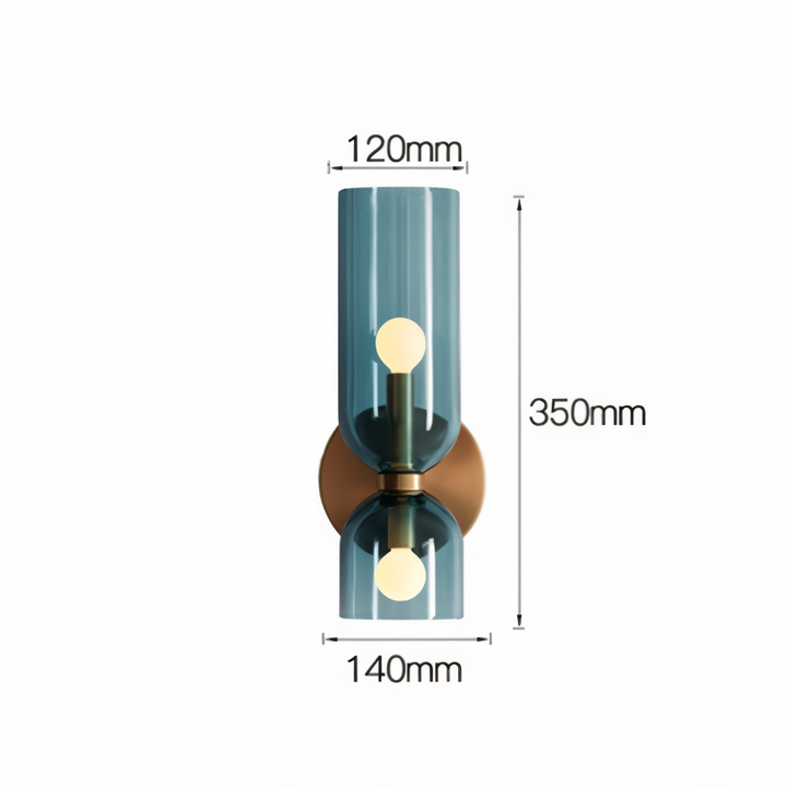 Applique murale LED CapsuleLume, lumière douce pour un intérieur chaleureux.