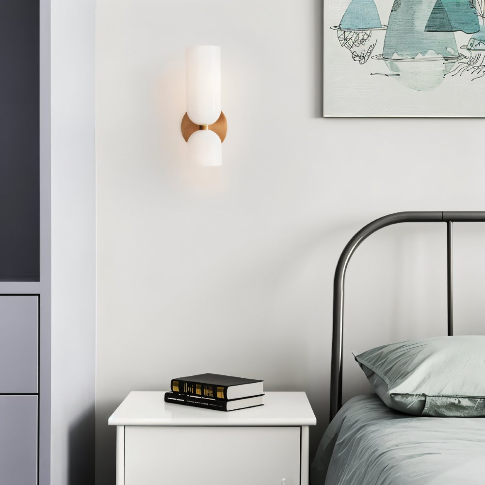 Applique LED CapsuleLume avec éclairage up & down, lumière moderne.