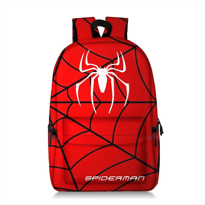 Dos rembourré et bretelles ergonomiques du sac scolaire Spiderman 3D, garantissant le confort de l'enfant.