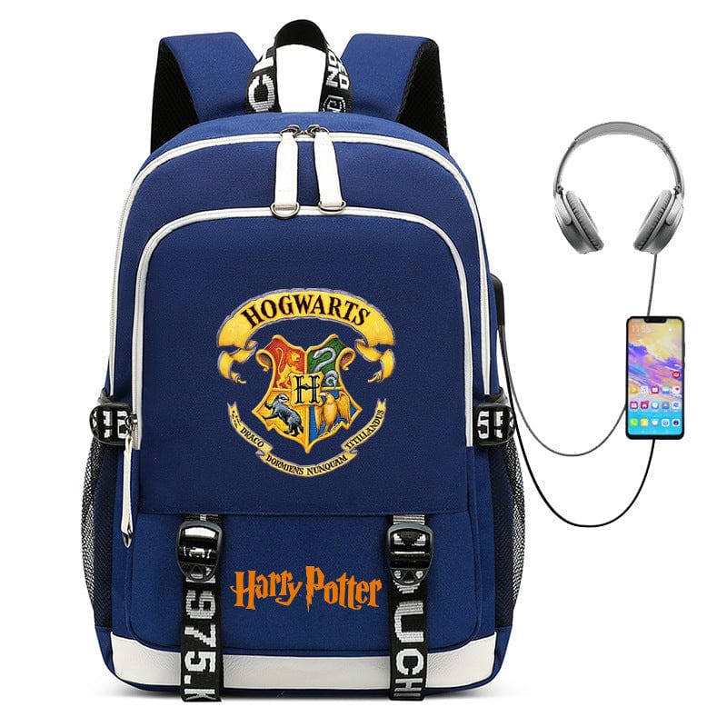 Sac à dos enfant imprimé magie, idéal pour l'école, avec des scènes fantastiques cultes.