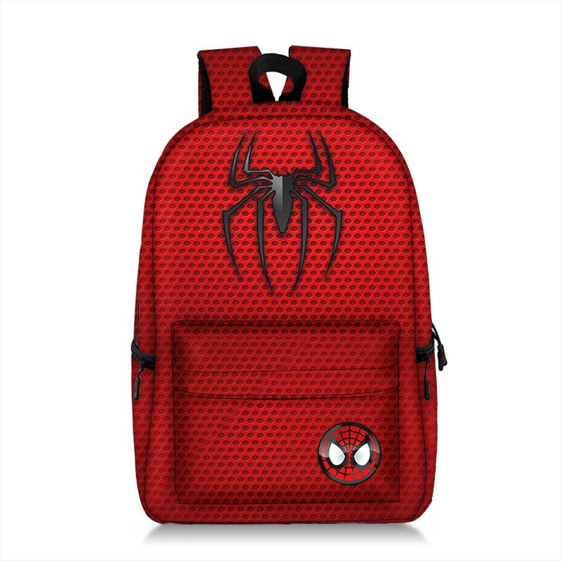 Cartable enfant Spiderman 3D en toile résistante, design ergonomique pour un confort optimal.