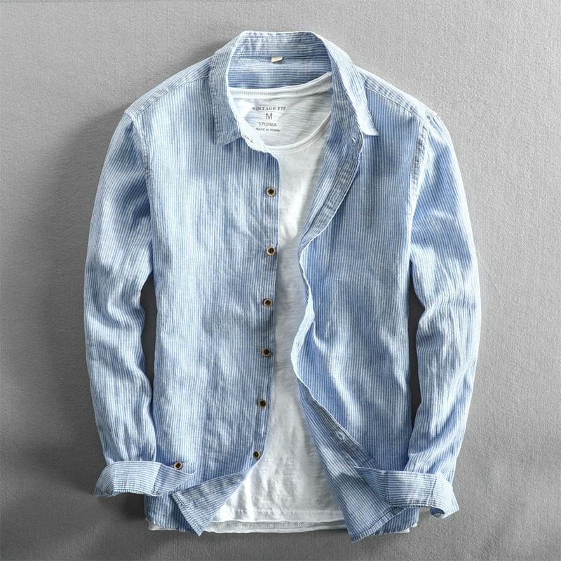 Chemise homme Palm Beach décontractée, élégante et respirante. Parfaite pour un style chic et confortable printemps/été.