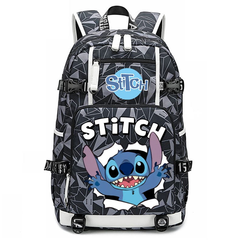 Sac à dos Stitch renforcé pour la rentrée, coloré et ludique pour enfant.