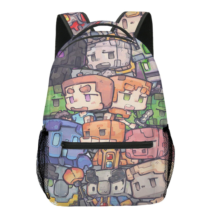 Sac à dos enfant Minecraft pour une rentrée réussie. Inspiré du jeu vidéo culte, pratique et robuste pour l'école.