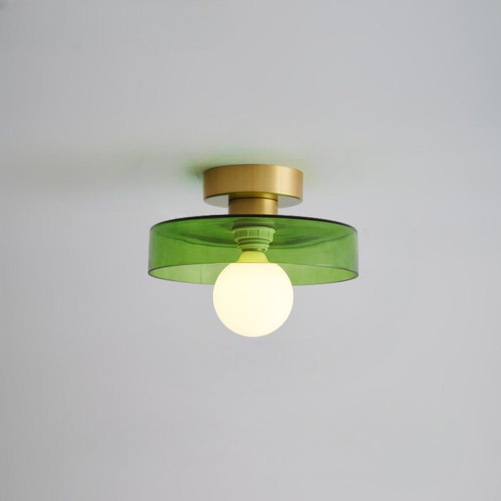 Luminaire de plafond LED rond, moderne et fonctionnel, avec lumière dimmable 3 teintes.