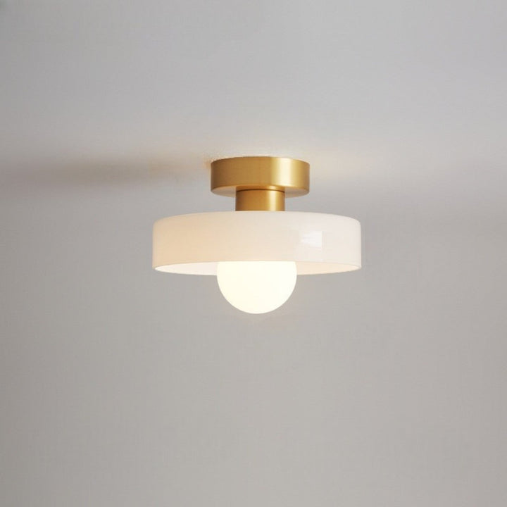 Plafonnier LED rond minimaliste, éclairage intérieur dimmable 3 couleurs pour chaque pièce.