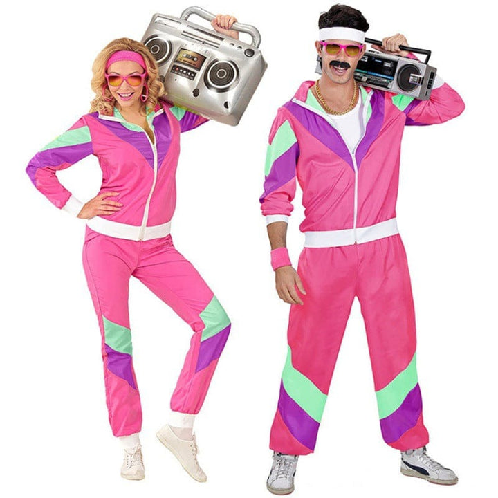 Déguisement rétro flamboyant pour soirée à thème ou événement carnaval années 80.