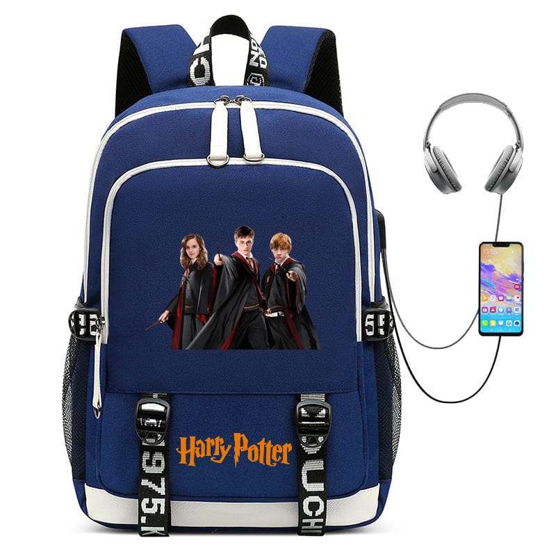 Sac à dos scolaire enfant magie, imprimé scènes cultes, accessoire indispensable rentrée.