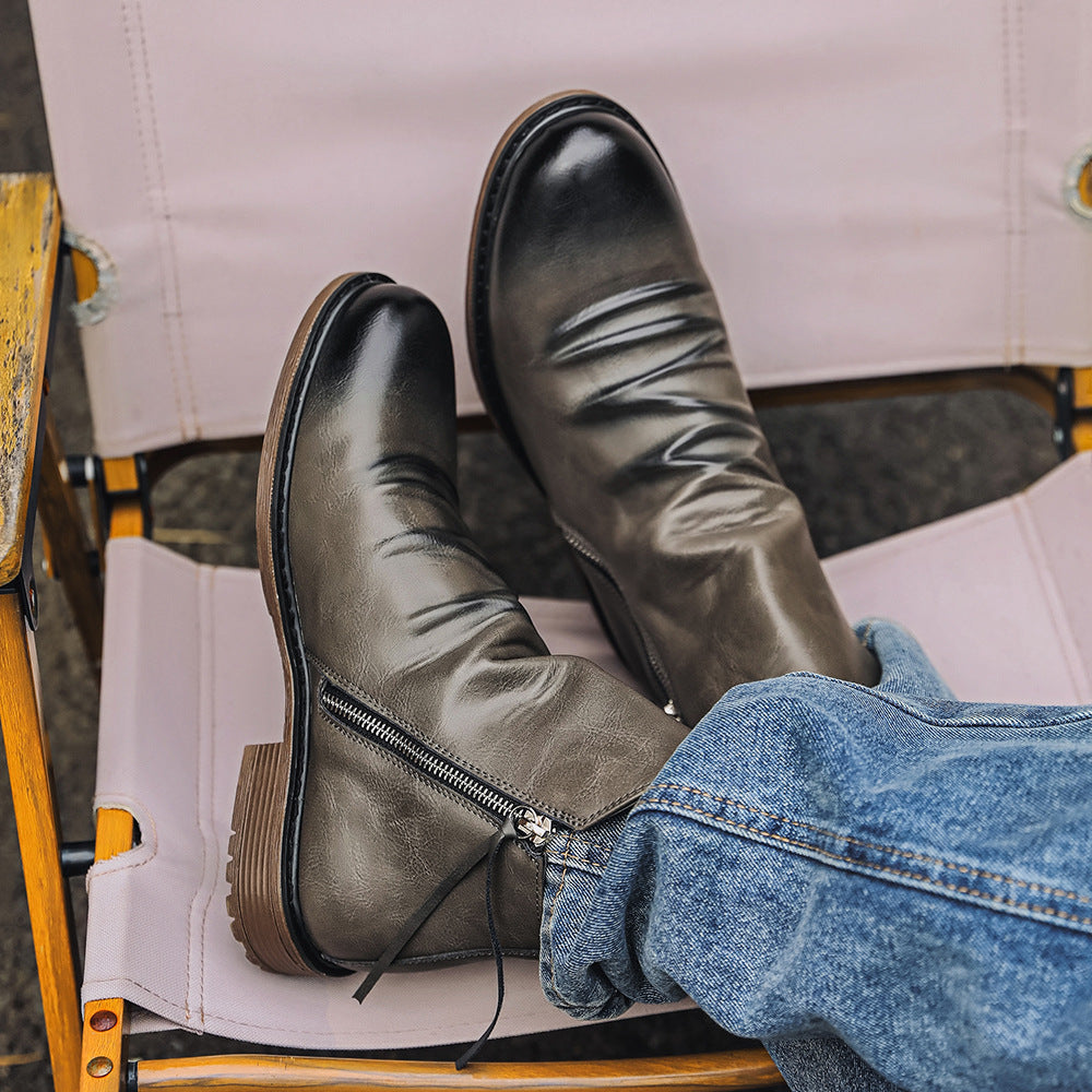 Bottines homme polyvalentes, élégantes et confortables pour un style urbain moderne et classique.
