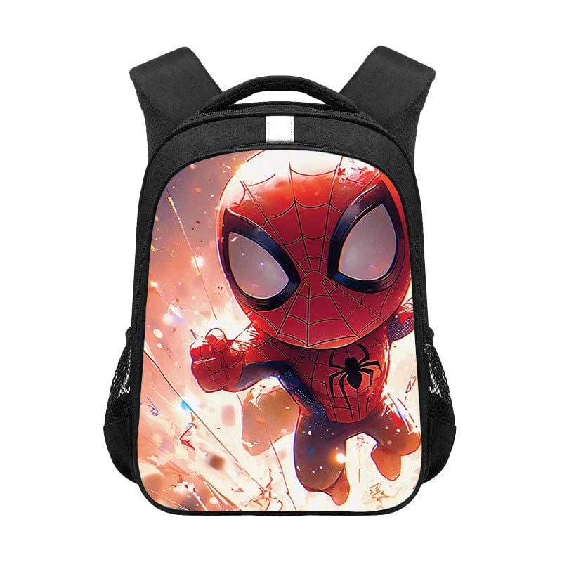 Sac à dos primaire Spiderman, confortable pour fournitures scolaires.