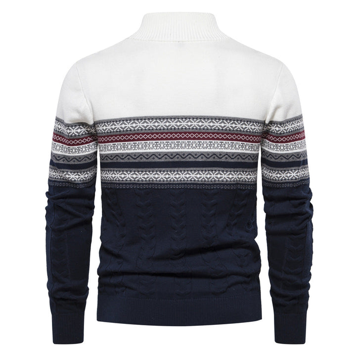 Optez pour ce pull homme confortable et chic. Son look rétro intemporel est parfait pour la tendance masculine.