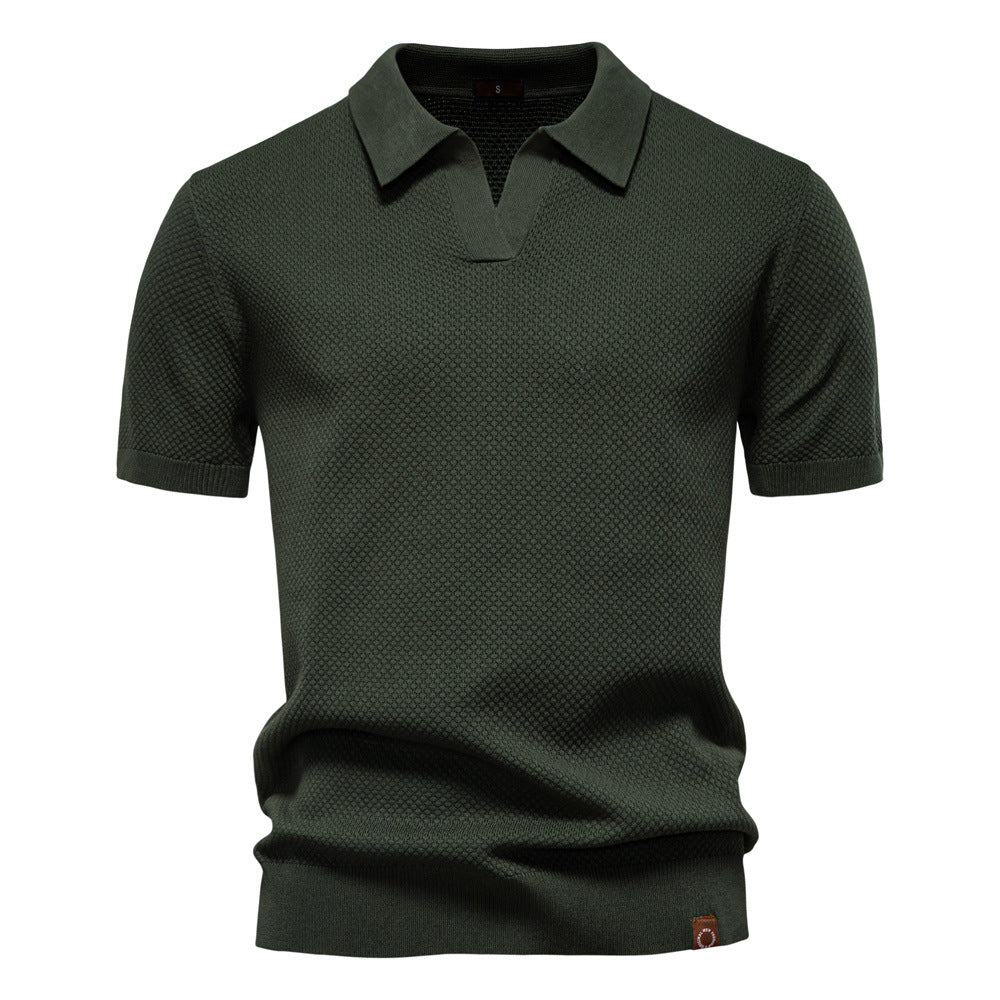 Polo homme structuré, élégant et confortable. Indispensable pour une mode masculine moderne et décontractée.