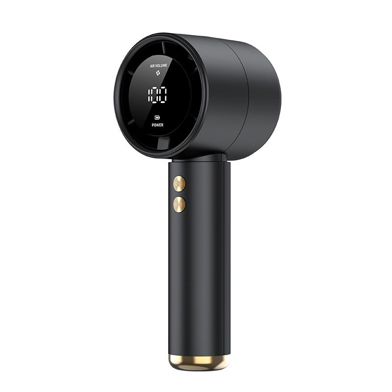 Sèche-cheveux rechargeable et compact, idéal pour les voyages, assure des cheveux doux et sains.