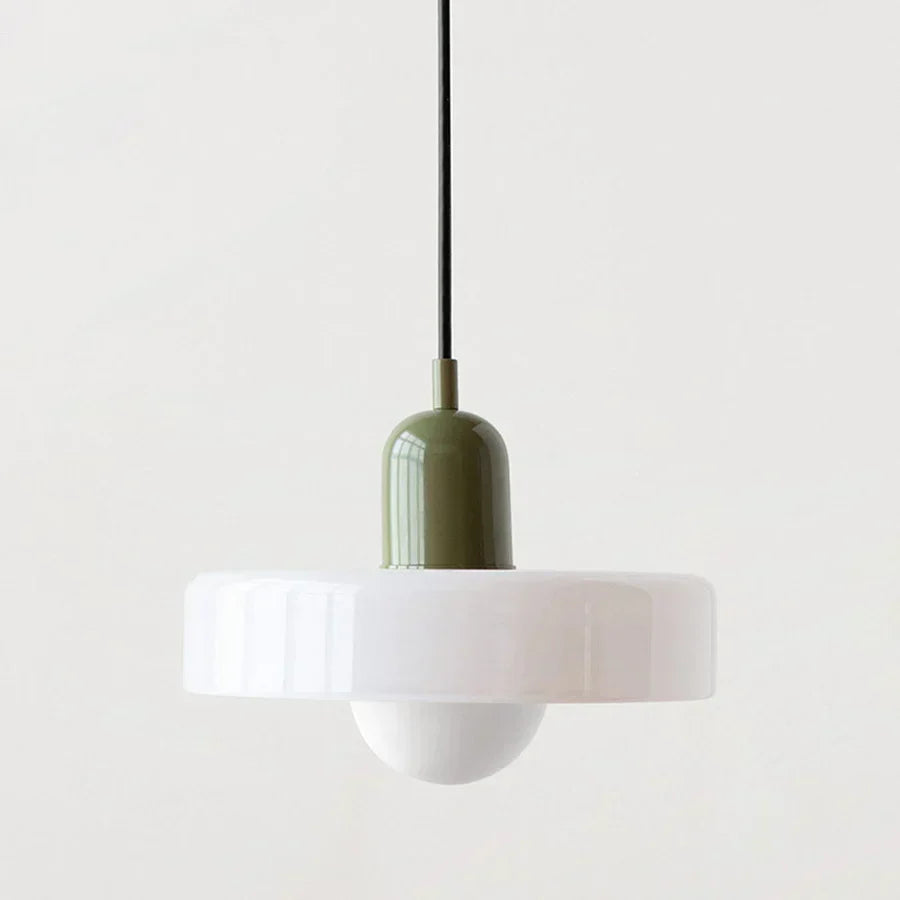 Décoration lumineuse chic, suspension verre scandinave réglable.