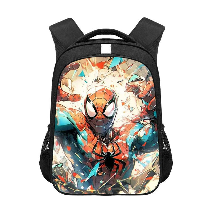 Sac à dos Spiderman héroïque pour garçon, idéal pour l'école.