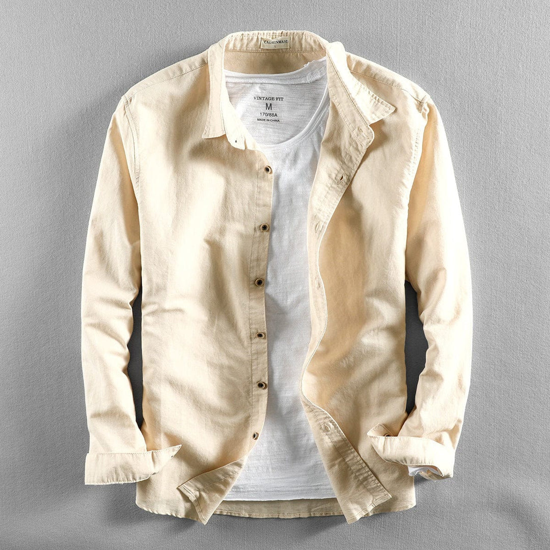 Chemise homme Logan boutonnée décontractée, manches longues. Un essentiel intemporel pour votre garde-robe.