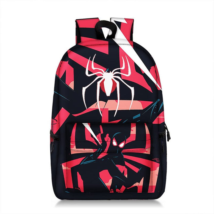 Intérieur spacieux du cartable Spiderman 3D, idéal pour les fournitures de rentrée scolaire de votre enfant.