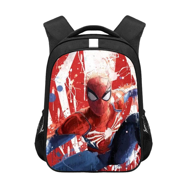 Sac à dos primaire Spiderman avec bretelles ajustables, confort optimal.