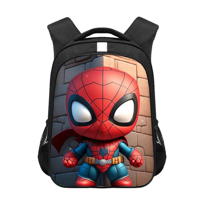Sac scolaire Spiderman, pour transporter livres et cahiers avec style.