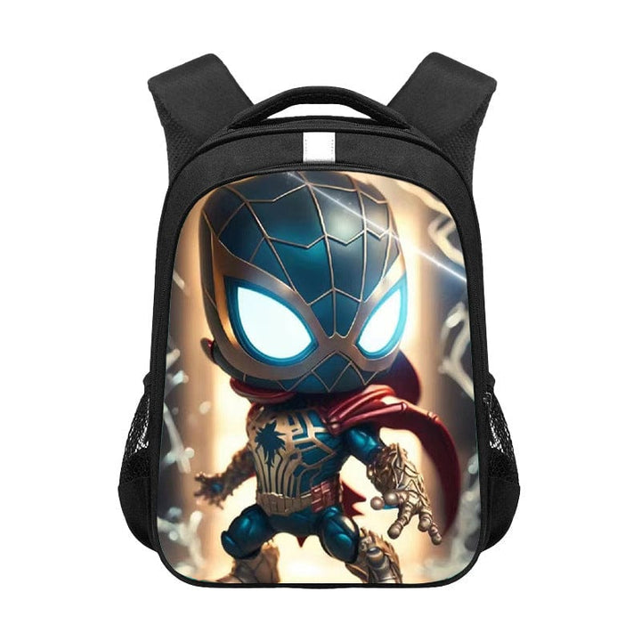 Cartable scolaire Spiderman, motif super-héros pour enfants.
