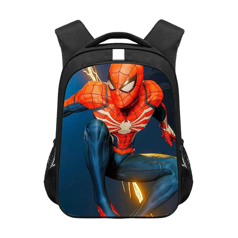 Sac d'école Spiderman pratique et coloré pour jeune écolier.