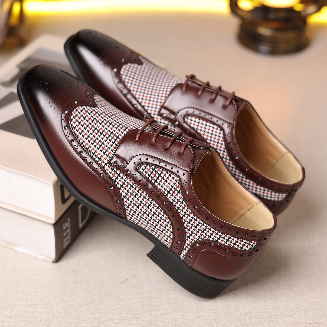 Chaussures Oxford confortables pour hommes, style printanier/automnal, élégantes et polyvalentes pour la ville.