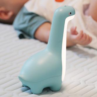 Adorables veilleuse dinosaure LED pour enfants, éclairage doux et sécurisant, rechargeable USB.