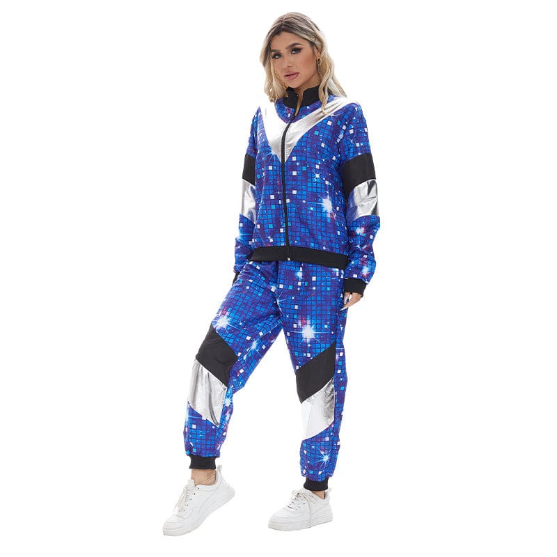 Prêt pour la piste! Déguisement disco Années 80 homme et femme, style vintage inimitable.