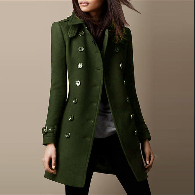 Manteau femme chic et confortable, idéal pour le bureau ou une soirée. Veste longue féminine au style intemporel.