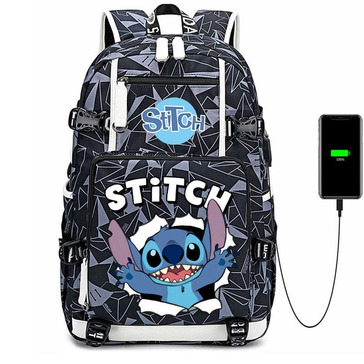 Cartable Stitch enfant, design innovant et renforts pour une longue durée.