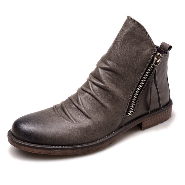 Chaussures homme élégantes, bottines urbaines décontractées, idéales pour l'hiver et l'automne.