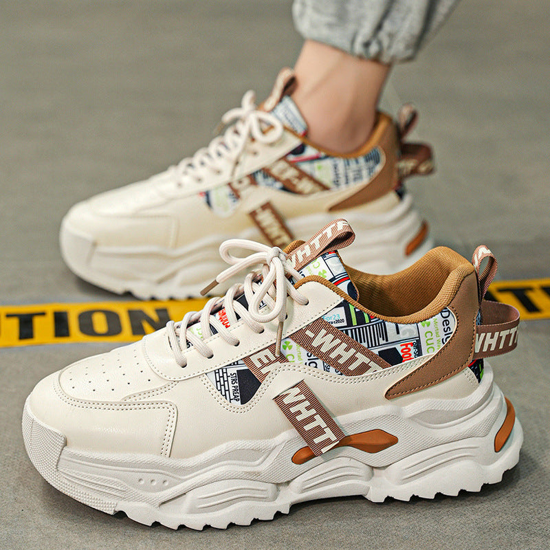Sneakers Draven pour hommes, design dynamique avec semelle épaisse. Confortables et parfaites pour un style urbain.