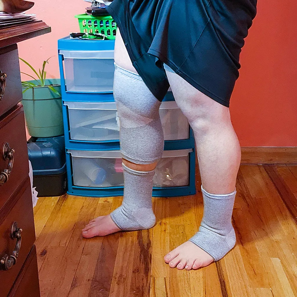 Chaussettes de compression thérapeutique en bambou doux. Confort exceptionnel et soutien pour pieds fatigués ou douloureux.