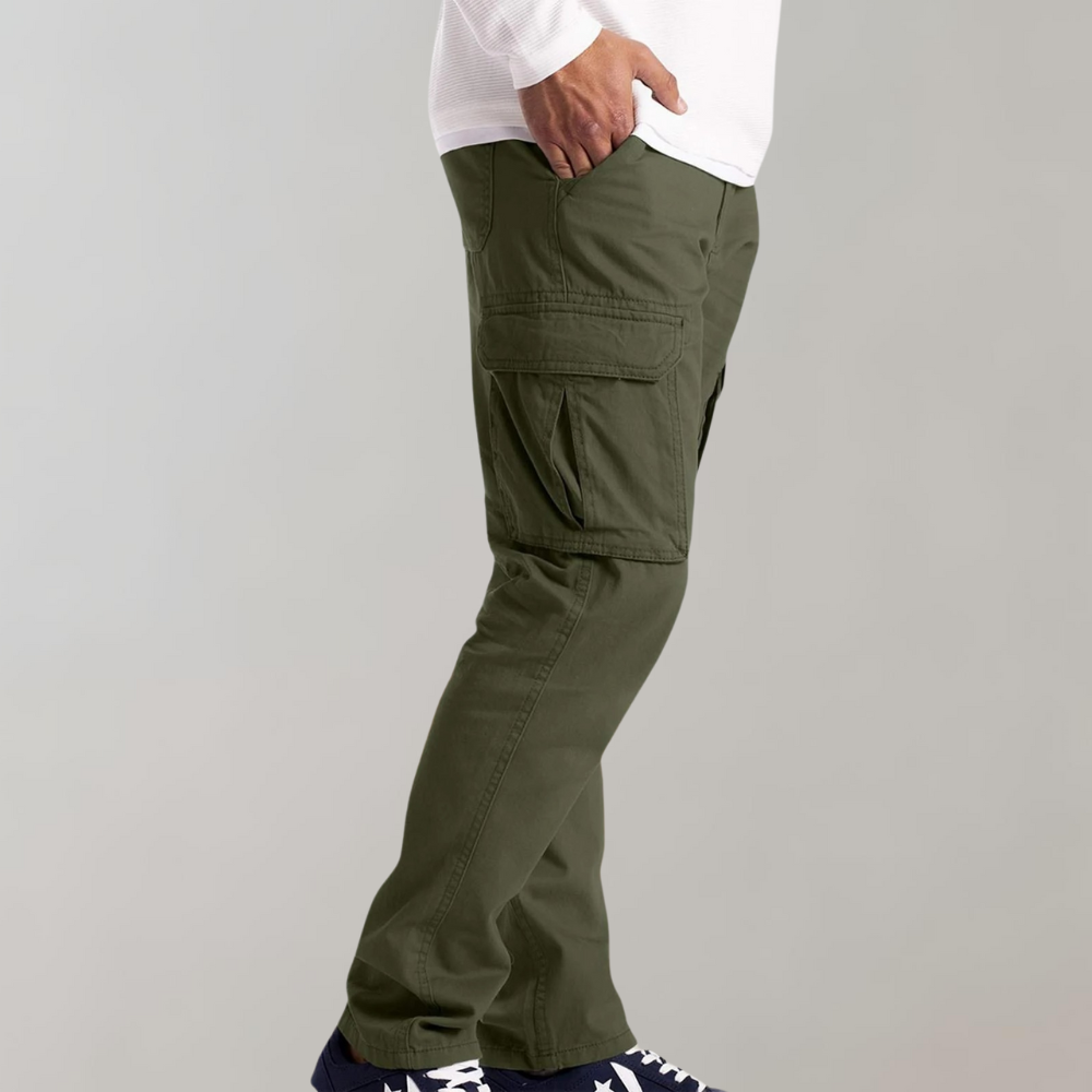 Pantalon cargo homme polyvalent, idéal pour la ville, les loisirs ou le travail décontracté, toujours tendance.