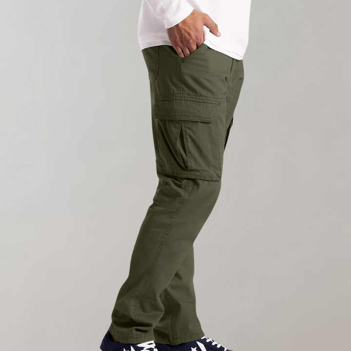 Pantalon cargo homme polyvalent, idéal pour la ville, les loisirs ou le travail décontracté, toujours tendance.