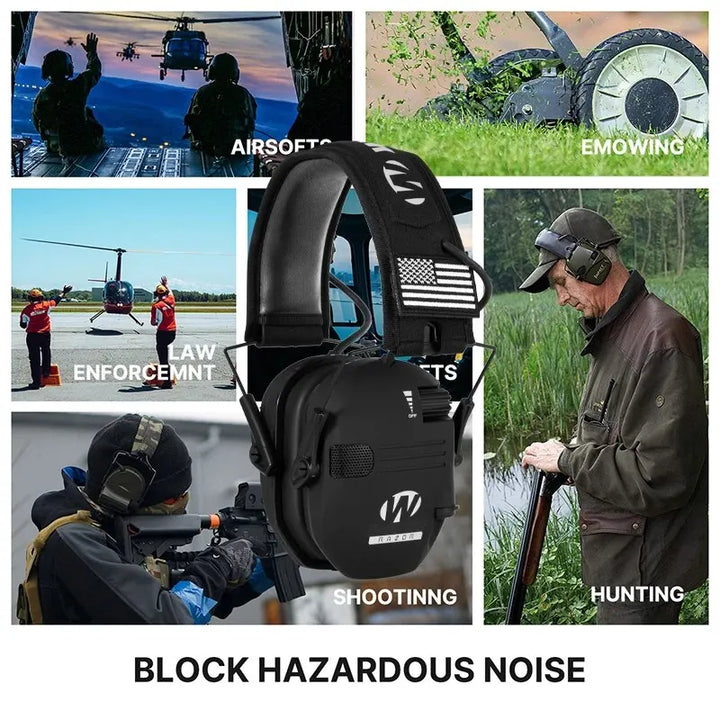 Casque pour le tir sportif, antibruit électronique offrant clarté sonore et protection en stand de tir.