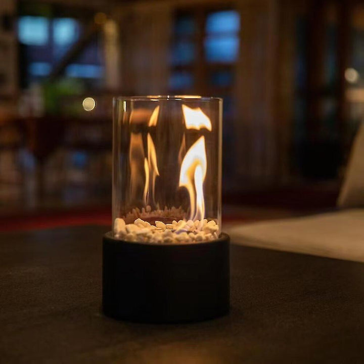 Lampe à huile décorative pour créer une ambiance chaleureuse et romantique dans votre salon ou sur votre terrasse.