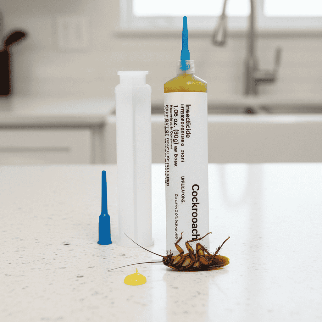 RoachGuard : Appât gel puissant anti-cafards intérieur & extérieur pour maison et cuisine. Solution hygiène.