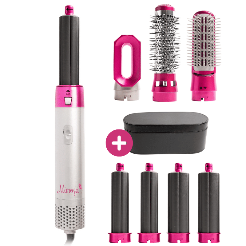 Révolutionnez votre coiffure avec l'airstyler 7-en-1 Lyra, pour cheveux volumineux et stylés.