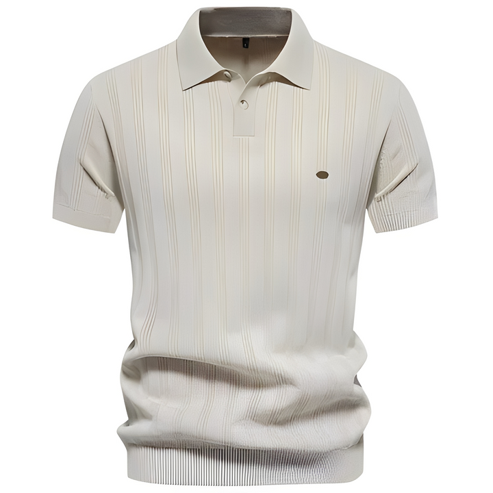 Polo homme moderne et confortable, parfait pour un style décontracté chic. Idéal tenue été.