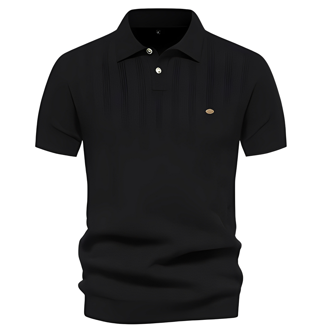 Polo homme casual, coupe moderne. Idéal pour un look élégant et décontracté, confortable pour la tenue d'été.