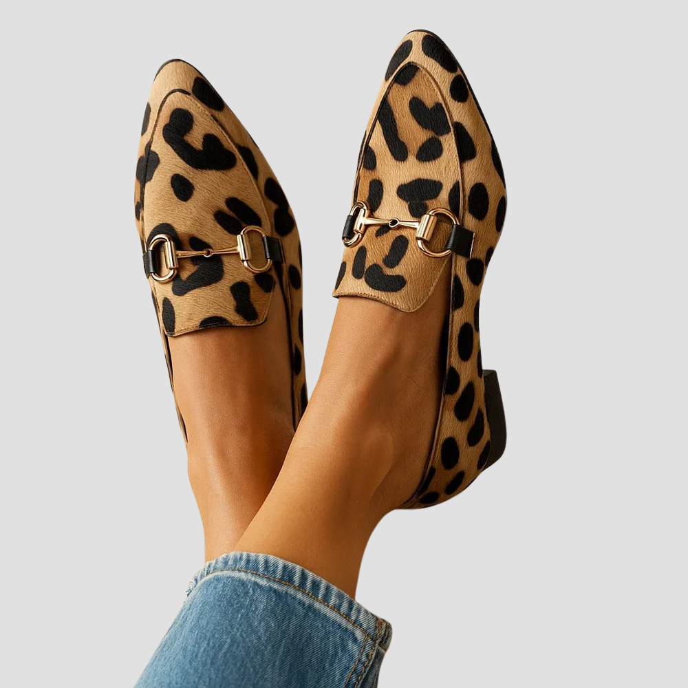 Mocassins orthopédiques Judith pour femmes, élégants et confortables pour le quotidien, le travail ou la marche. Chaussures plates souples.