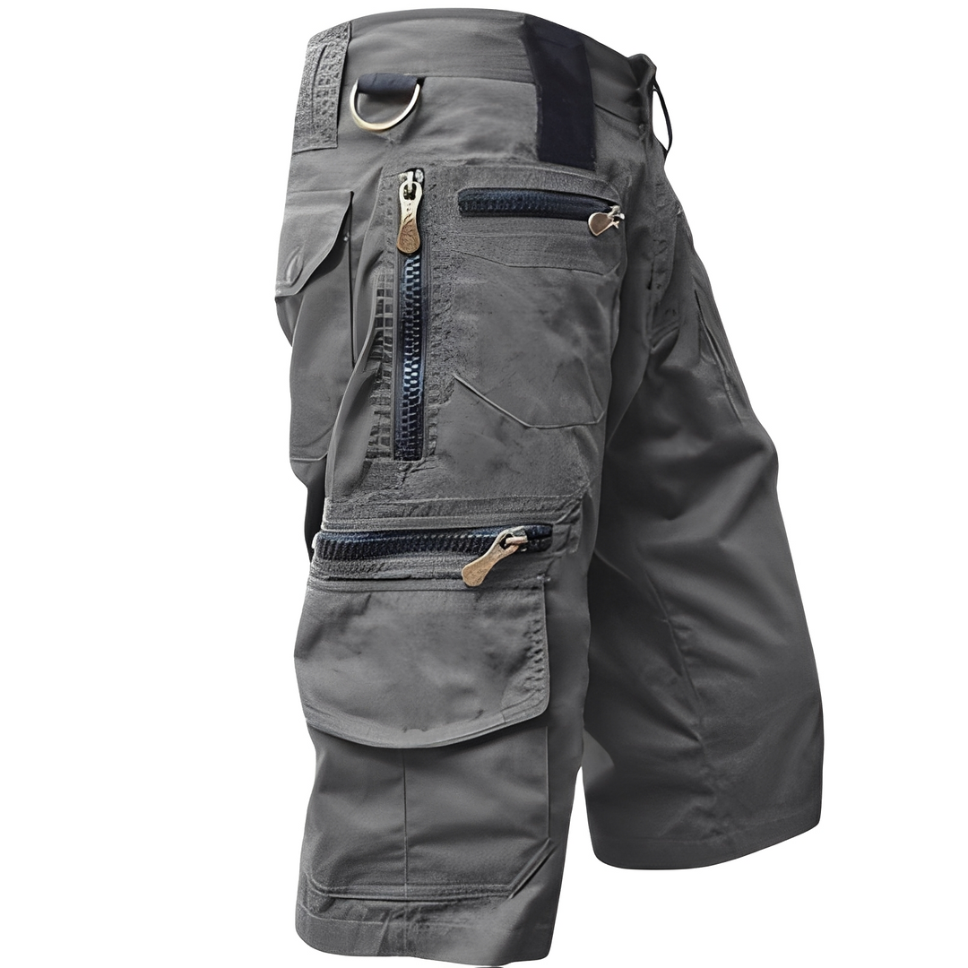 Short d'été cargo pour homme, tissu respirant, parfait pour les journées chaudes, loisirs ou activités plein air.