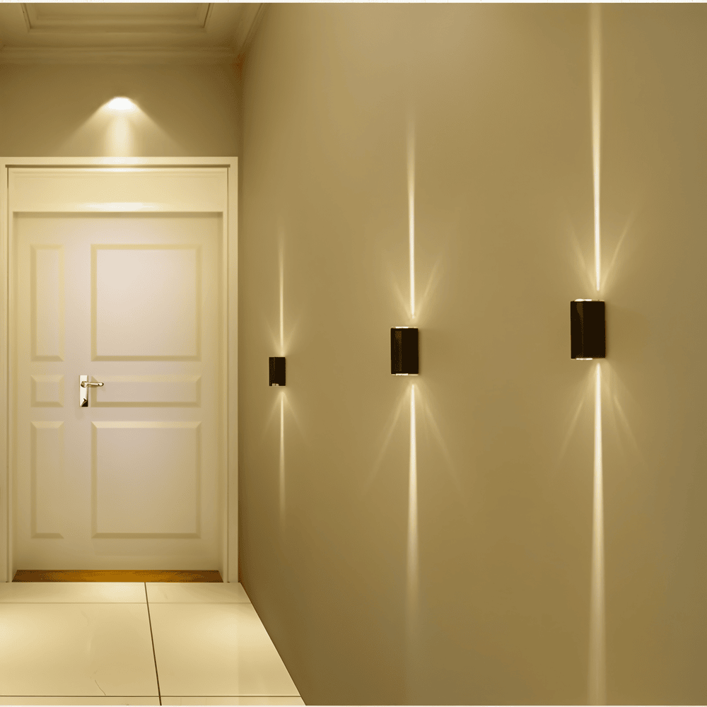 Applique murale LED moderne et économe pour tous les espaces, intérieur comme extérieur, haute qualité.